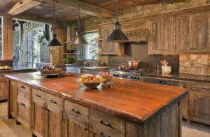 wooden kitchen