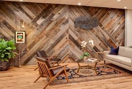 reclaimed wood wall